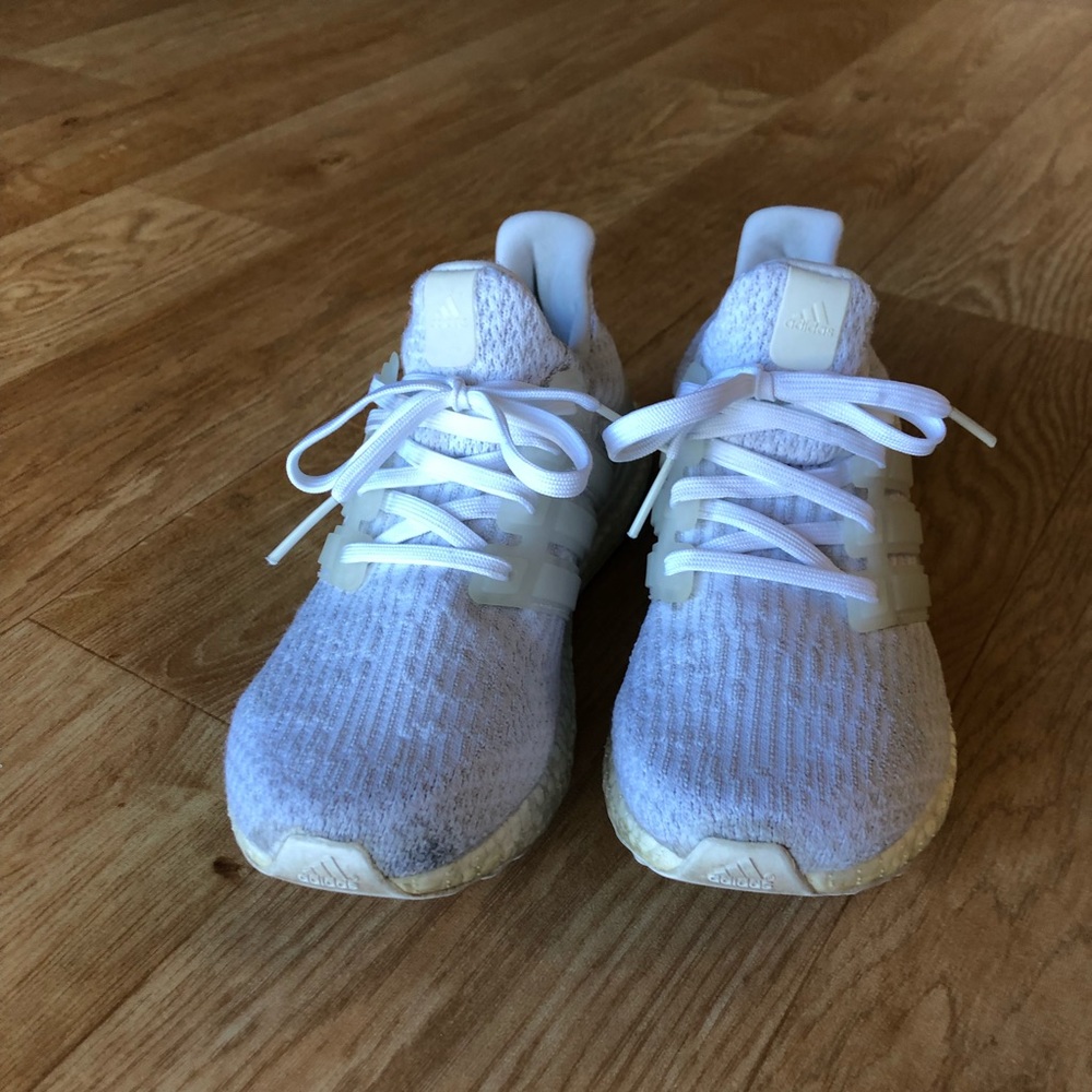 Women’s Adidas Ultraboosts 3.0 Triple White